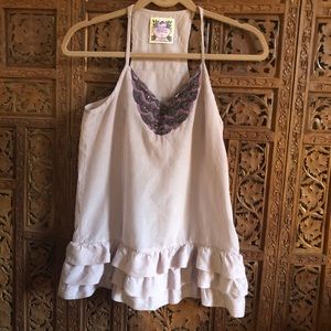 Free People light purple cotton tank top. Size 2.